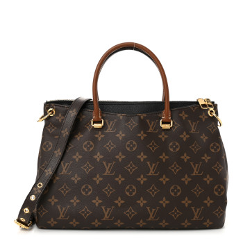 LOUIS VUITTON Monogram Pallas Black