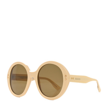 GUCCI Acetate Round Sunglasses GG1081S Ivory