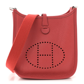 HERMES Taurillon Clemence Amazone Evelyne TPM Bougainvillea