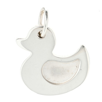 TIFFANY Sterling Silver Lucky Duck Charm
