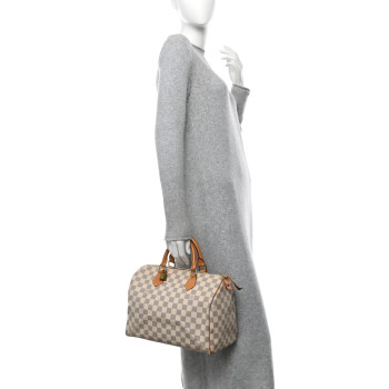 LOUIS VUITTON Damier Azur Speedy 30