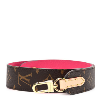 LOUIS VUITTON Monogram Bandouliere Shoulder Strap Hot Pink