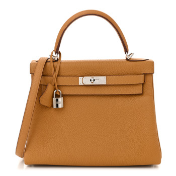 HERMES Taurillon Clemence Kelly Retourne 28 Sesame