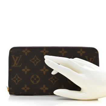 LOUIS VUITTON Monogram Zippy Wallet Rose Ballerine