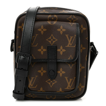 LOUIS VUITTON Monogram Macassar Christopher Wearable Wallet