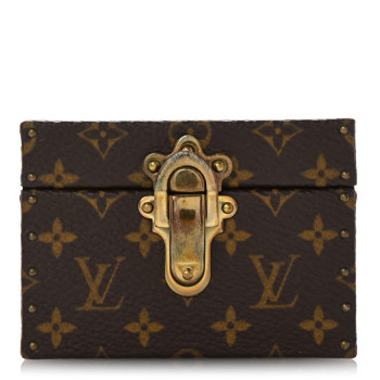 LOUIS VUITTON Monogram Ring Box Mini Trunk Case