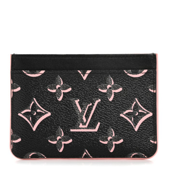 LOUIS VUITTON Monogram Fall for You LV Side-Up Card Holder Black