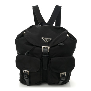 PRADA Tessuto Nylon Vela Small Backpack Black