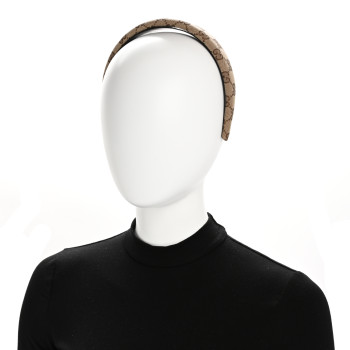 GUCCI Monogram Headband Beige