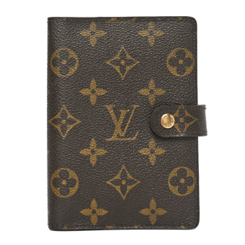 LOUIS VUITTON Monogram Small Ring Agenda Cover