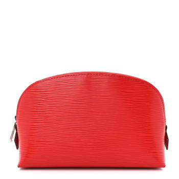 LOUIS VUITTON Epi Cosmetic Pouch Coquelicot
