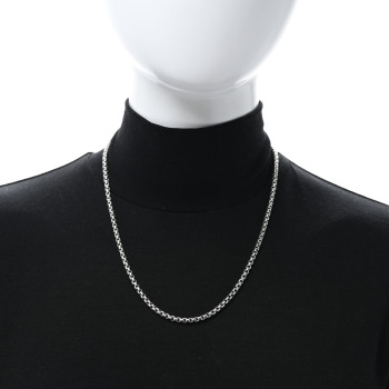DAVID YURMAN Sterling Silver 3.6mm Box Chain Necklace 20"
