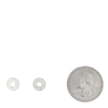 TIFFANY Sterling Silver 1837 Circle Earrings