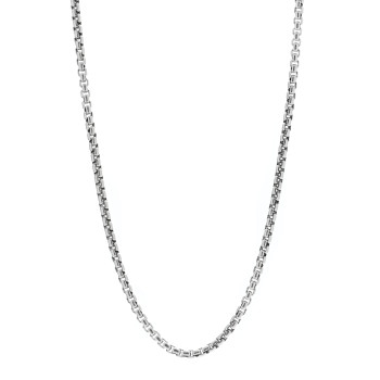 DAVID YURMAN Sterling Silver 3.6mm Box Chain Necklace 20"