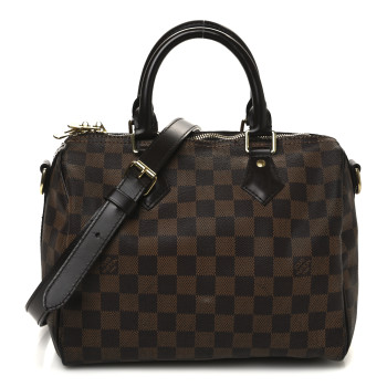 LOUIS VUITTON Damier Ebene Speedy Bandouliere 25
