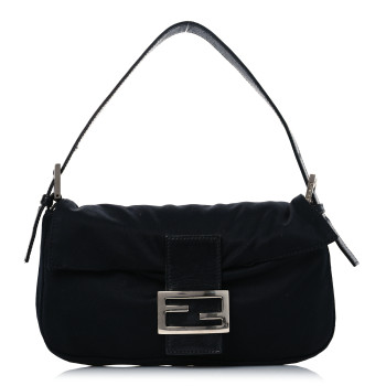 FENDI Neoprene Baguette Black