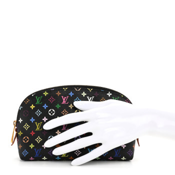 LOUIS VUITTON Monogram Multicolor Cosmetic Pouch Black Grenade LOUIS VUITTON Monogram Multicolor Cosmetic Pouch Black Grenade