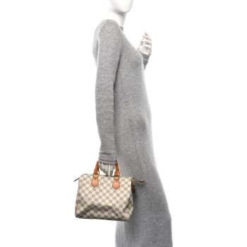 LOUIS VUITTON Damier Azur Speedy 25