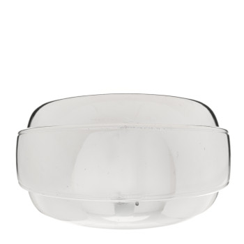 SAINT LAURENT Brass Big Bumpy Cuff Bracelet M Silver