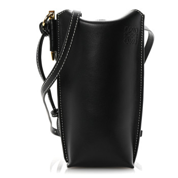 LOEWE Smooth Calfskin Mini Gate Pocket Black