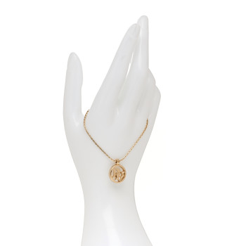 CHRISTIAN DIOR Logo Bracelet Gold