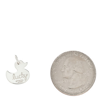 TIFFANY Sterling Silver Lucky Duck Charm