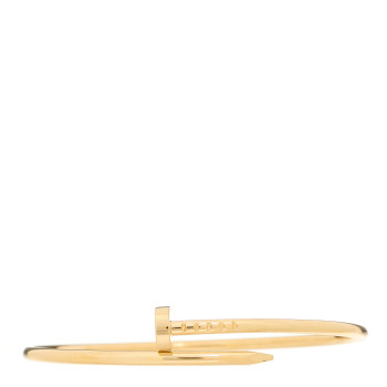CARTIER 18K Yellow Gold Small Juste Un Clou Bracelet 16