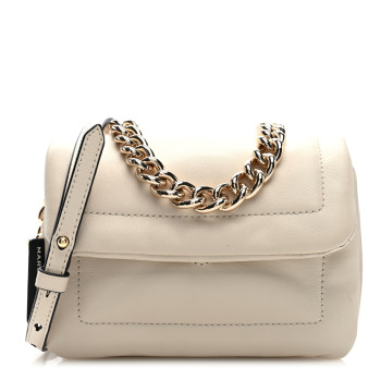 MARC JACOBS Lambskin The Pillow Bag Beige