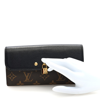 LOUIS VUITTON Monogram Venus Wallet Black