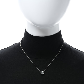 TIFFANY Sterling Silver Prasiolite Sparklers Pendant Necklace