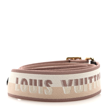 LOUIS VUITTON Jacquard Speedy Bandouliere 20 Shoulder Strap Beige Brown
