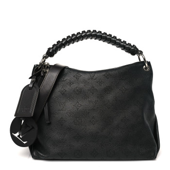 LOUIS VUITTON Mahina Beaubourg Hobo MM Black