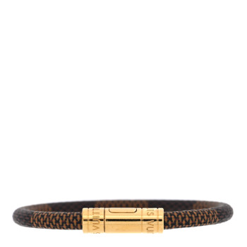 LOUIS VUITTON Damier Ebene Keep It Bracelet 15