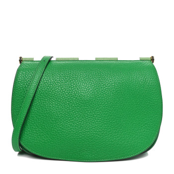 HERMES Taurillon Clemence Chevre Mysore Saut 25 Bamboo