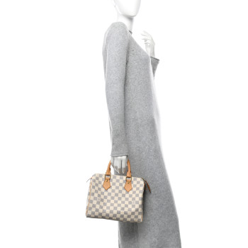 LOUIS VUITTON Damier Azur Speedy 25