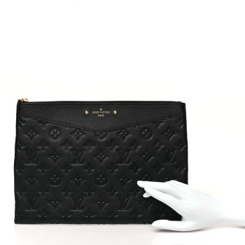 LOUIS VUITTON Empreinte Daily Pouch Black
