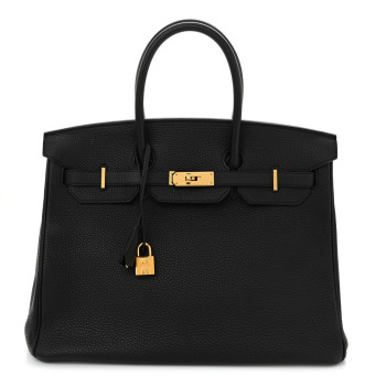 HERMES Togo Birkin 35 Black