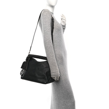 LOUIS VUITTON Mahina Beaubourg Hobo MM Black