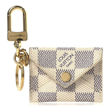 LOUIS VUITTON Damier Azur Kirigami Pouch Bag Charm Key Holder