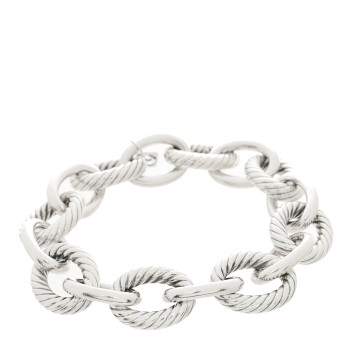 DAVID YURMAN Sterling Silver 17mm Extra Large Oval Link Bracelet