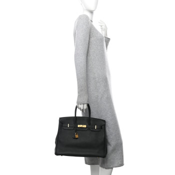 HERMES Togo Birkin 35 Black