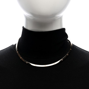 CARTIER 18K Pink Gold Love Torque Necklace