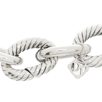 DAVID YURMAN Sterling Silver 17mm Extra Large Oval Link Bracelet