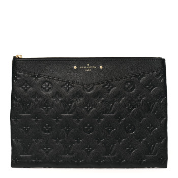 LOUIS VUITTON Empreinte Daily Pouch Black