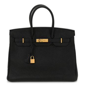 HERMES Togo Birkin 35 Black