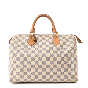 LOUIS VUITTON Damier Azur Speedy 30