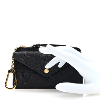 LOUIS VUITTON Empreinte Recto Verso Card Holder Black
