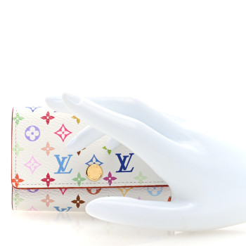 LOUIS VUITTON LV X TM Monogram Multicolor 6 Key Multicles Holder White