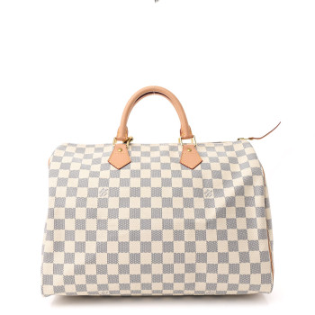 LOUIS VUITTON Damier Azur Speedy 35