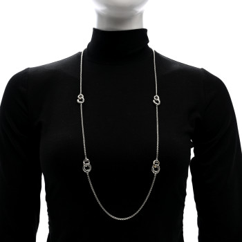 DAVID YURMAN Sterling Silver 18K Yellow Gold Belmont Station Necklace